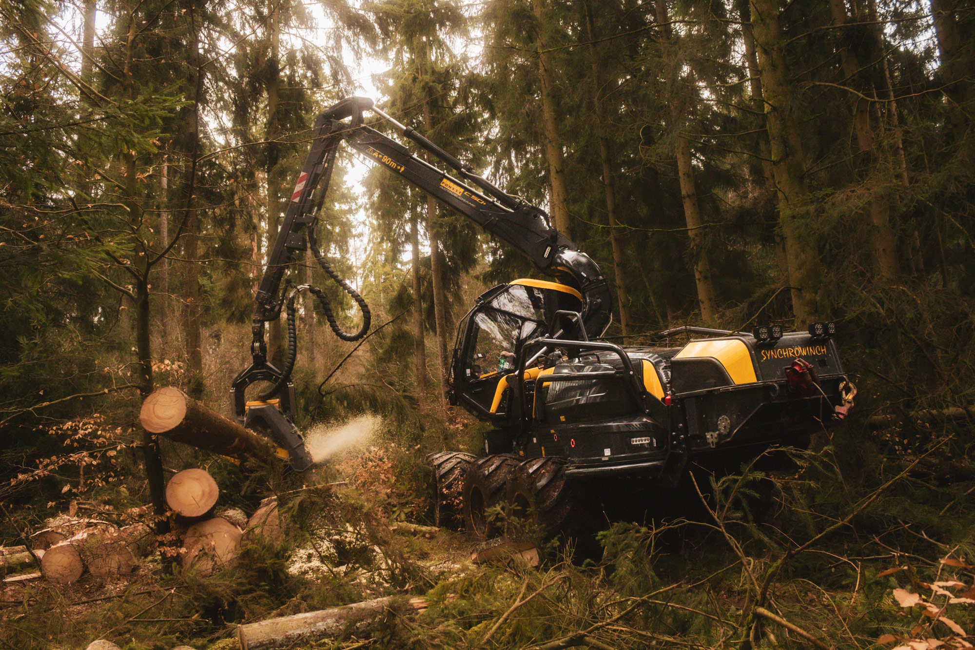 Forstunternehmen Wolfgang Lauer – Maschinenpark | Ponsse Scorpion Giant