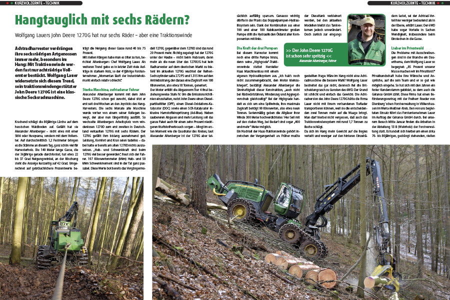Forstmaschinen-Profi Februar 2017 | Forstunternehmen Lauer Presse